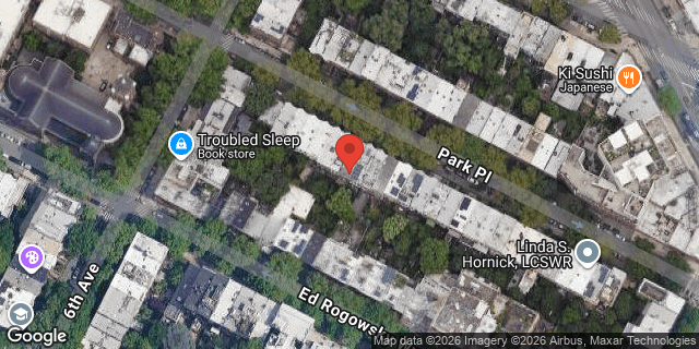 Aerial map of 104 PARK PLACE, Brooklyn