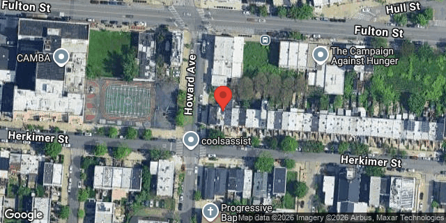 Aerial map of 1039 HERKIMER STREET, Brooklyn