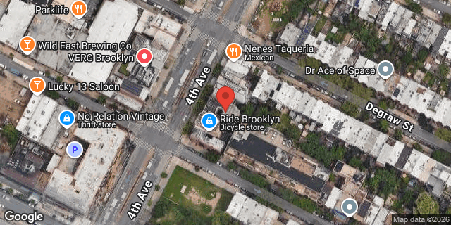Aerial map of 183 4 AVENUE, Brooklyn