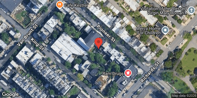 Aerial map of 107 PIONEER STREET, Brooklyn