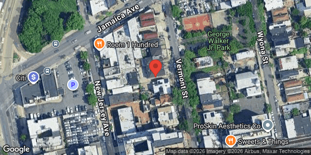 Aerial map of 76 VERMONT STREET, Brooklyn