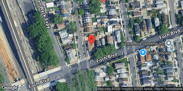 Aerial map of 139-01 FOCH BOULEVARD, Queens