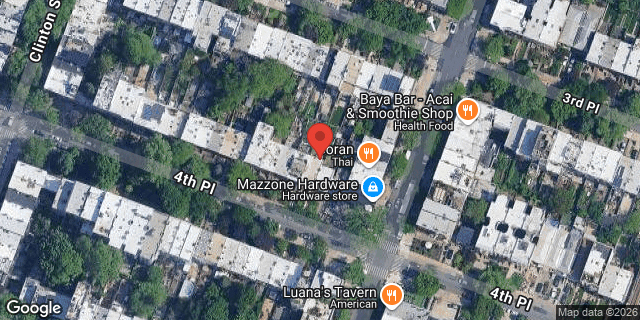 Aerial map of 89 4 PLACE, Brooklyn