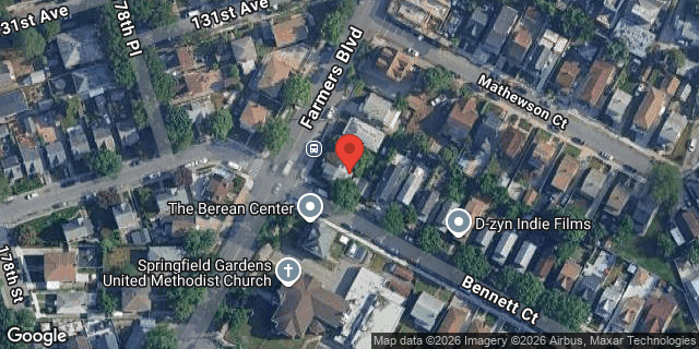 Aerial map of 131-21 FARMERS BOULEVARD, Queens