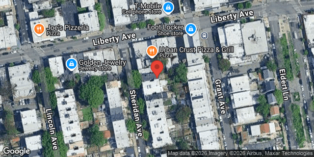 Aerial map of 173 SHERIDAN AVENUE, Brooklyn