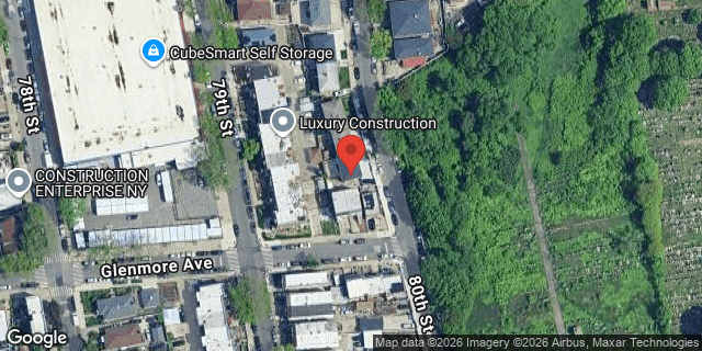Aerial map of 105-34 80 STREET, Queens