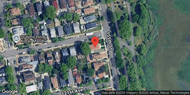 Aerial map of 153-38 155 STREET, Queens