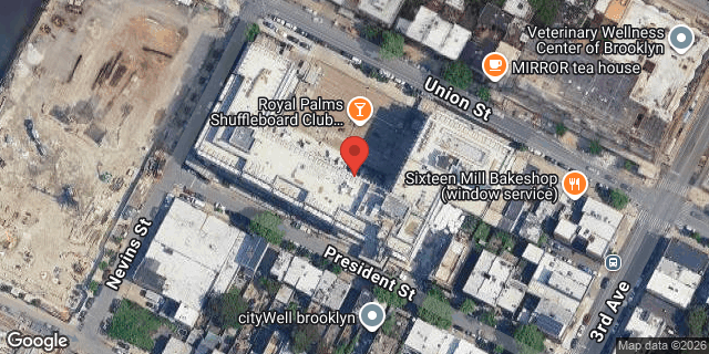 Aerial map of 499 PRESIDENT STREET, Brooklyn