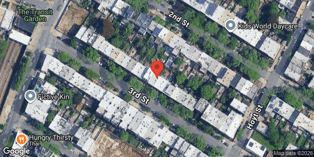Aerial map of 33 3 STREET, Brooklyn