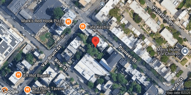 Aerial map of 127 PIONEER STREET, Brooklyn