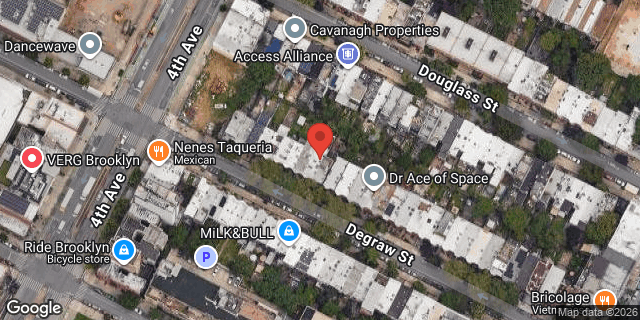 Aerial map of 657A DEGRAW STREET, Brooklyn
