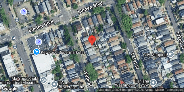 Aerial map of 114-15 120 STREET, Queens