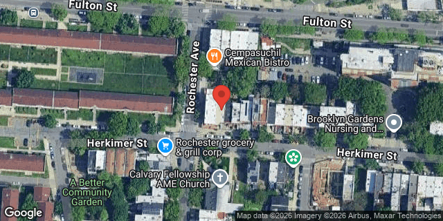 Aerial map of 789 HERKIMER STREET, Brooklyn