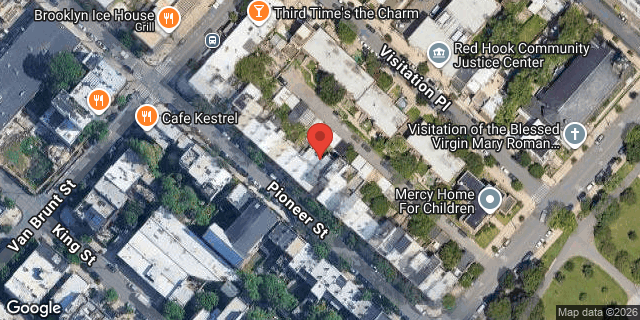 Aerial map of 112 PIONEER STREET, Brooklyn