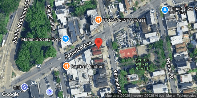 Aerial map of 118 JAMAICA AVENUE, Brooklyn