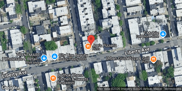 Aerial map of 1123 LIBERTY AVENUE, Brooklyn
