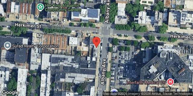 Aerial map of 448 HERKIMER STREET, Brooklyn