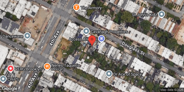 Aerial map of 356 DOUGLASS STREET, Brooklyn