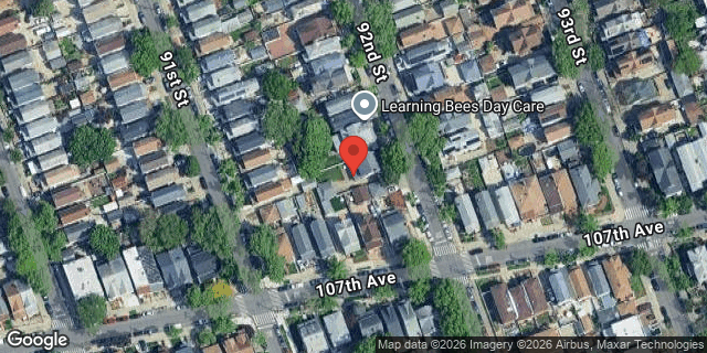 Aerial map of 105-40 92 STREET, Queens