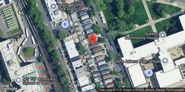 Aerial map of 107-36 101 STREET, Queens