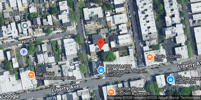 Aerial map of 445 AUTUMN AVENUE, Brooklyn