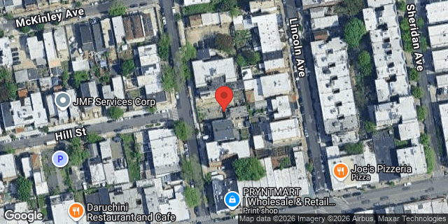 Aerial map of 435 AUTUMN AVENUE, Brooklyn