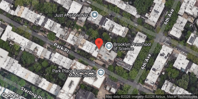 Aerial map of 59 PARK PLACE, Brooklyn