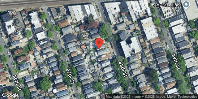 Aerial map of 105-20 88 STREET, Queens