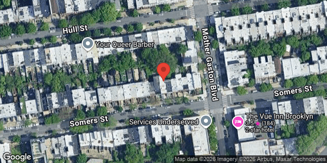 Aerial map of 101 SOMERS STREET, Brooklyn