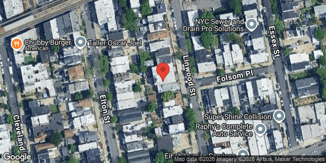 Aerial map of 268 LINWOOD STREET, Brooklyn