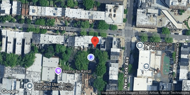 Aerial map of 182 HERKIMER STREET, Brooklyn
