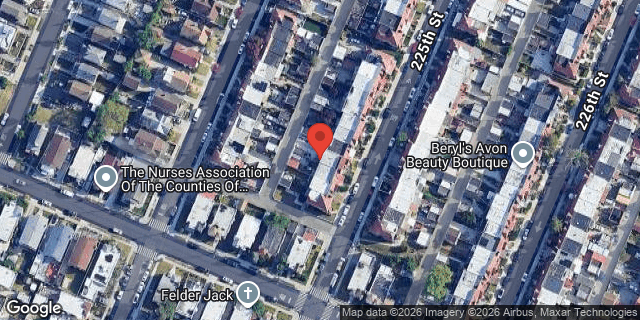 Aerial map of 131-62 225 STREET, Queens