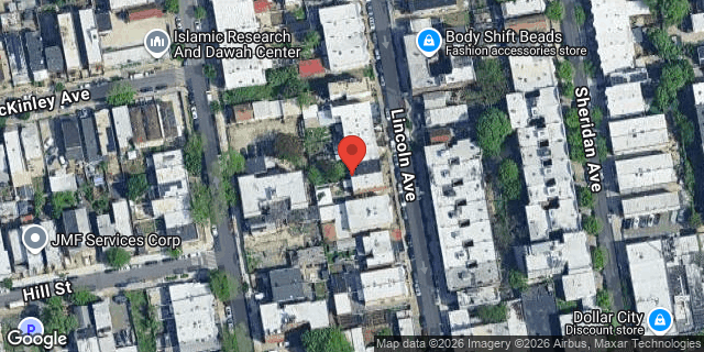 Aerial map of 434 LINCOLN AVENUE, Brooklyn