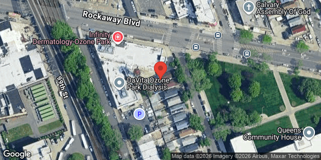 Aerial map of 107-12 101 STREET, Queens