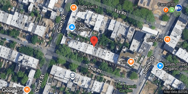 Aerial map of 115 2 PLACE, Brooklyn