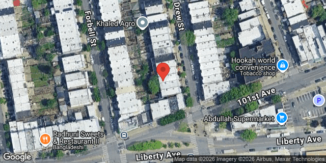 Aerial map of 470 DREW STREET, Brooklyn