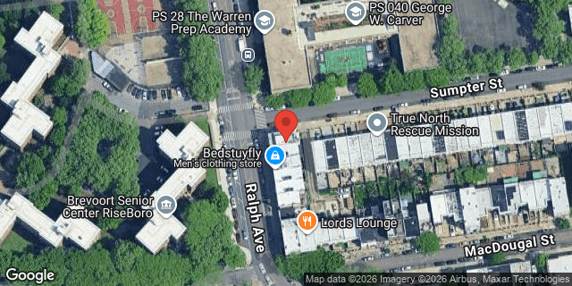 Aerial map of 283 RALPH AVENUE, Brooklyn