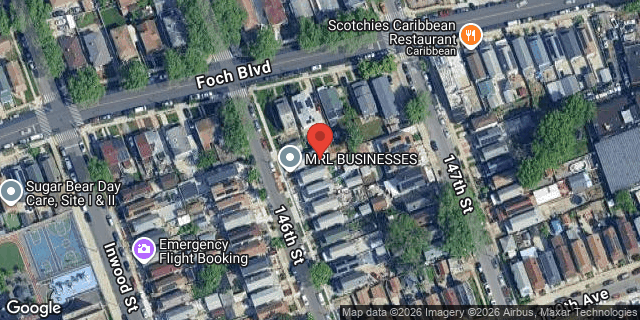 Aerial map of 117-11 146 STREET, Queens