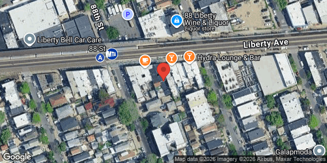 Aerial map of 88-10 LIBERTY AVENUE, Queens