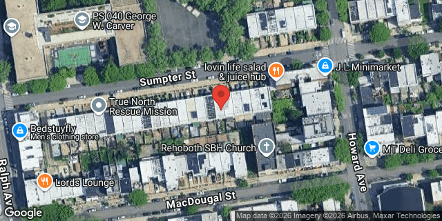 Aerial map of 118 SUMPTER STREET, Brooklyn
