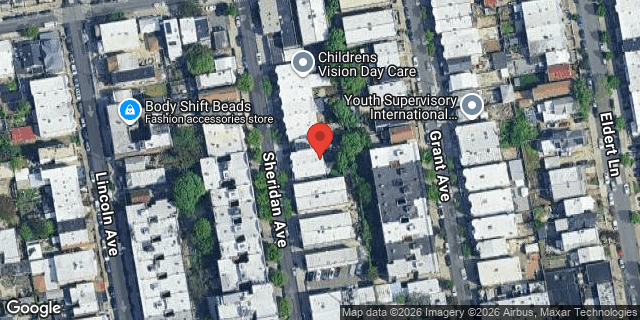 Aerial map of 119 SHERIDAN AVENUE, Brooklyn