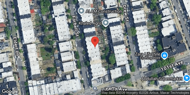 Aerial map of 147 FORBELL STREET, Brooklyn