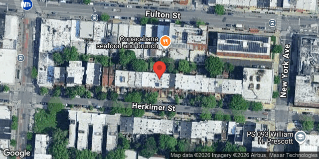 Aerial map of 151 HERKIMER STREET, Brooklyn