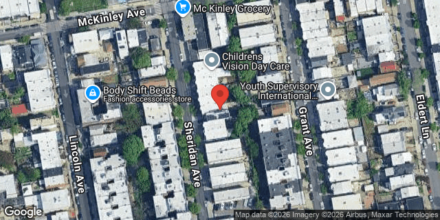 Aerial map of 115 SHERIDAN AVENUE, Brooklyn