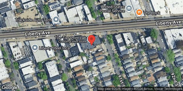 Aerial map of 90-18 LIBERTY AVENUE, Queens