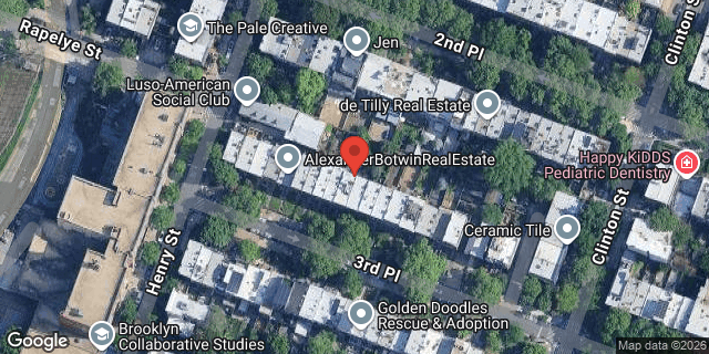 Aerial map of 15 3 PLACE, Brooklyn