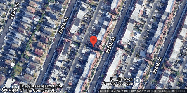 Aerial map of 131-42 225 STREET, Queens