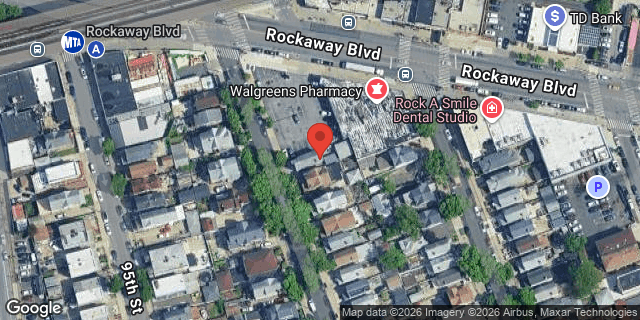 Aerial map of 106-29 96 STREET, Queens