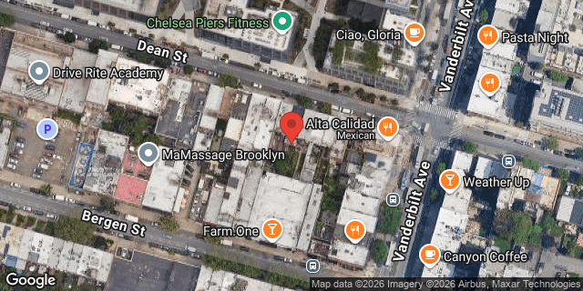 Aerial map of 650 DEAN STREET, Brooklyn