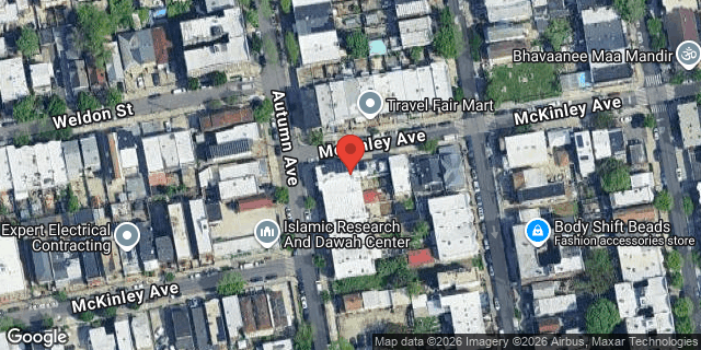 Aerial map of 401 AUTUMN AVENUE, Brooklyn